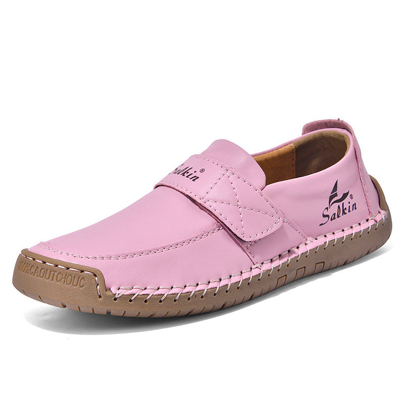 Autumn Leisure Hand-stitched Leather Shoes